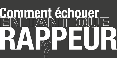 Infographie : comment échouer en tant que rappeur